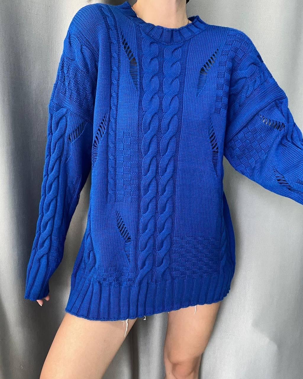 A wholesale clothing model wears Hair Knitted Knitwear Sweater, Turkish wholesale Tunic of My Jest Fashion